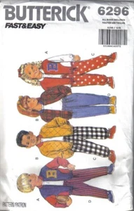 Butterick 6296 Children's Baseball Jacket & Pants SZ 2-6X UNCUT FF - Picture 1 of 1