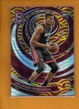 Orlando Robinson 2022-23 Panini Spectra Rookie Asia Red & Yellow Prizm RC /75
