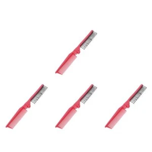 4 Pieces Reisenklappkamm Kind Tragbarer Reisekamm Faltbare Bürste - Bild 1 von 12