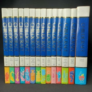 CHILDCRAFT How & Why Library Book Set 1992 Ed. VOL. 2,5-15 +Dictionary +Pets HB. - Picture 1 of 12