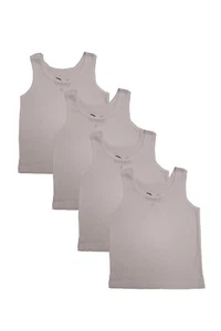 Boys Cotton Tank Top Undershirt 4pk - Picture 1 of 3