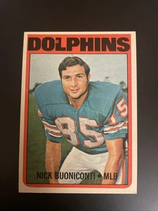 1972 Topps #43 Nick Buoniconti NM-MT (JB) - Picture 1 of 2