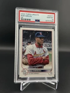2022 Topps Update Series - Legend Variation Bob Gibson SP #US311 Gem PSA 10 - Bild 1 von 3