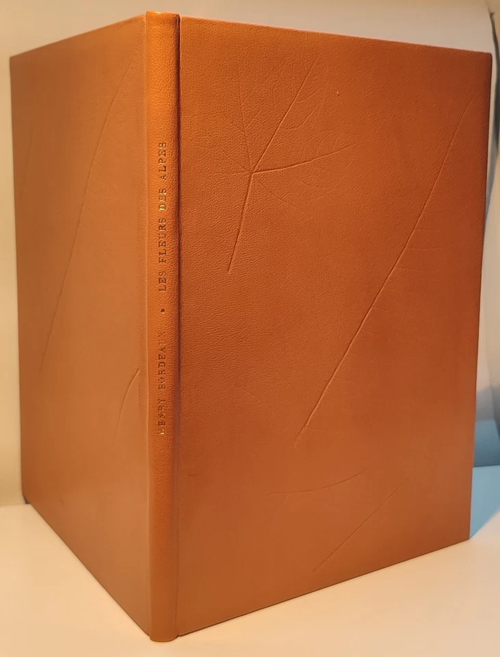 Henry Bordeaux. Les Fleurs Des Alpes Illustrations Paul A. Robert. Reliure D'Art - Photo 1/4