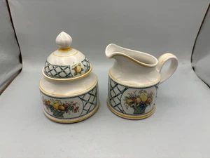 Villeroy & Boch Basket Creamer and Sugar Set - Picture 1 of 8