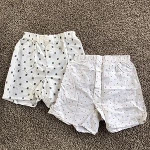 2 Stück Vintage 50er Macys Kempton Boxershorts Gr. 32 100% Baumwolle Sanforized - Bild 1 von 12