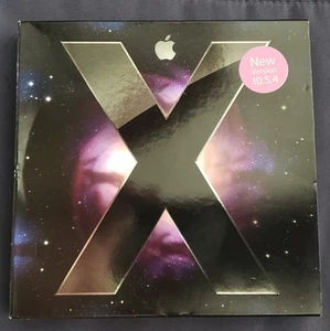 Apple Mac OS X Leopard 10.5.4 DVD MB576Z/A Complete NEVER USED - Picture 1 of 9