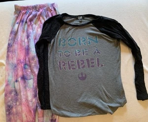 Girls Star Wars Pjs Set (size 14) - Picture 1 of 5