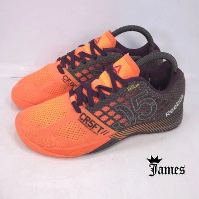 Zapato deportivo con cordones Reebok Crossfit Nano 5.0 para mujer talla 6.5 V67617 naranja Foto 1 de 4