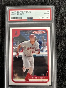 2020 Topps Total #3 Mike Trout PSA 9 Mint - Bild 1 von 2