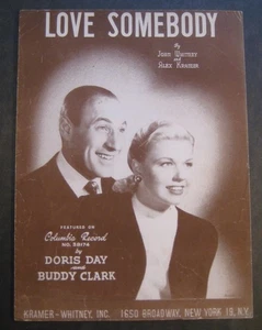 Love Somebody by Doris Day and Buddy Clark sheet music - Picture 1 of 3