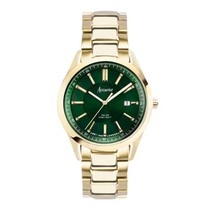 Accurist Everyday Solar Powered Green Watch Dial RRP £209 Model 74018 - Picture 1 of 10