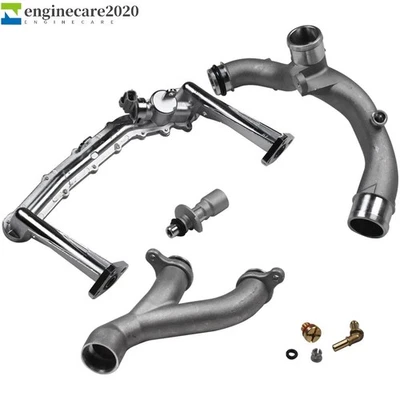 Upgraded Aluminum Coolant Water Pipe Kit for Jaguar XJ XF XE F-Pace F-Type 3.0L - Image 1 of 4