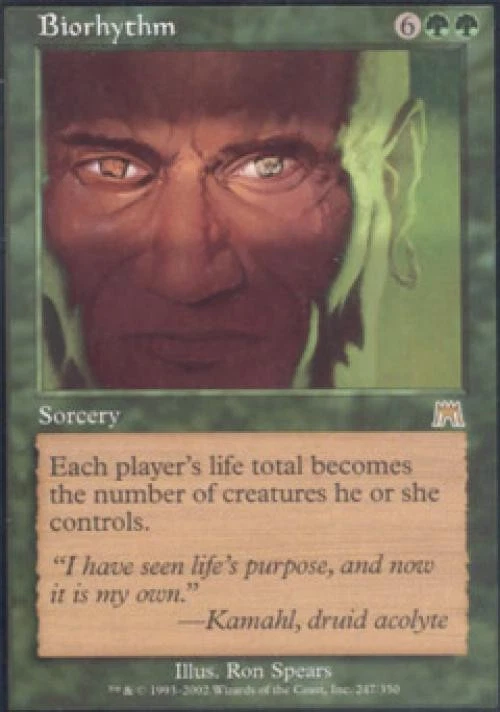 MTG English Biorhythm NM Normal Onslaught - Image 1 of 1