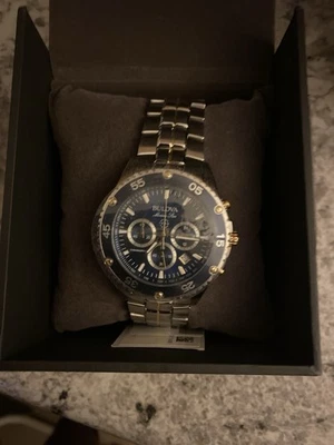 Bulova - Marine Star Collection, Men's Quartz Watch - 98H37 / NEW - Image 1 of 4