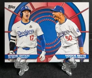 Shohei Ohtani & Mookie Betts - 2025 Topps Series 2 - Dynamic Duos #DD-2 Dodgers - Foto 1 di 3