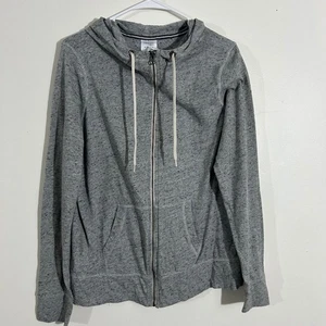 Danskin Now grau Reißverschluss Hoodie Jacke Activewear XL Extra Large 16 18 - Bild 1 von 7