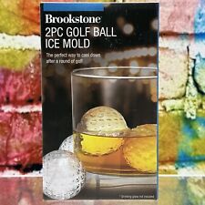 Brookstone 2 Piece Golf Ball Ice Mold-