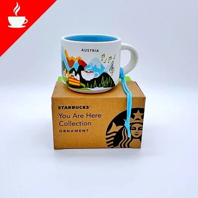 STARBUCKS COFFEE COMPANY® Starbucks Espresso Tasse 🇦🇹 Austria Ornament YAH Country Serie Österreich