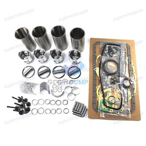 2J Engine Rebuild Kit w/Valves For Toyota SDK8 Skid Steer Loader Forklift 3Rings - Picture 1 of 8