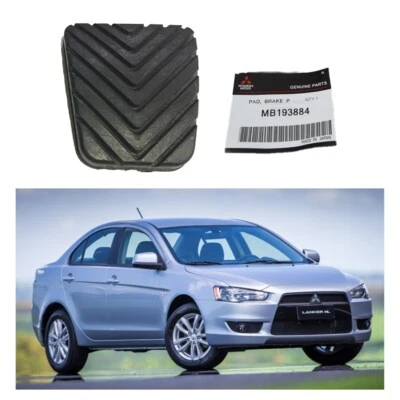 GENUINE Mitsubishi Diamante Eclipse Emeraude GTO Brake Clutch Pedal Pad Rubber - Image 1 of 4
