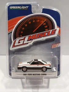 Greenlight GL Muscle scala 1:64 1981 FORD MUSTANG COBRA pressofuso 13320D - Foto 1 di 2
