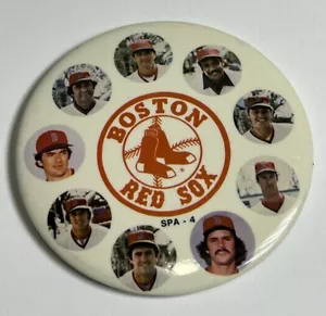 Vintage 1979 Boston Red Sox Metall 4" Pinback Button - Bild 1 von 12