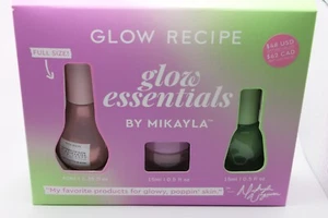 GLOW RECIPE SET OF 3 - AVOCADO SERUM .5 OZ, DEW DROPS 1.35 OZ & PLUM CREAM .5 OZ - Picture 1 of 4