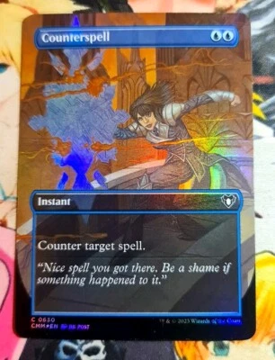 MTG Counterspell Foil Commander Masters 🇬🇧 Nm Magic The Gathering Englisch OG - Bild 1 von 4