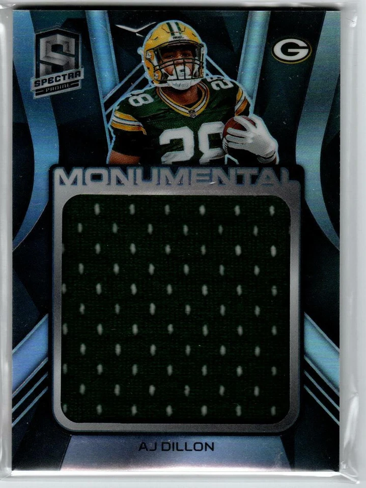 2020 Panini Spectra Monumental Memorabilia #1 A.J. Dillon 99 (ref 168310) - Image 1 of 1