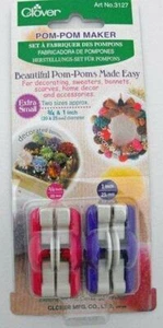 Clover Pom Pom Maker - Extra Small (20 & 25mm diameter) - Picture 1 of 1