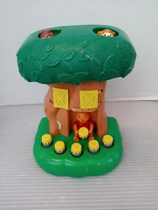 Vintage Walt Disney Productions Winnie Puuh & Freunde Baumhaus Quietschen Pop Up - Bild 1 von 12