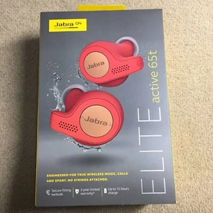 Jabra Elite Active 65t Alexa Wireless earphone Copper Red BT5.0 Microphone NEW - Picture 1 of 1