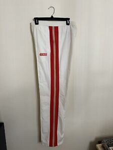 RARE 49ers VINTAGE Starter 80’s Athletic Sweatpants- White w/ Red & Gold Stripes