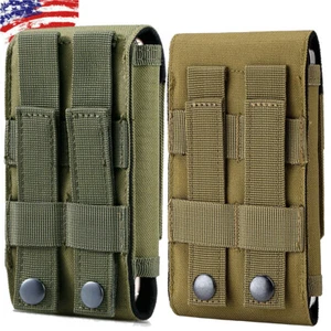 Men Cell Phone Belt Pack Bag Loop Waist Holster Pouch Case Nylon Wallet Cover - Picture 1 of 14