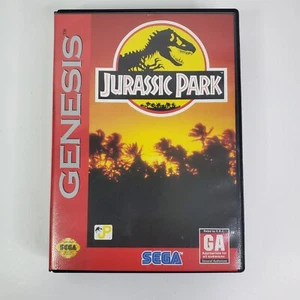 Jurassic Park (Sega Genesis, 1993) Manual Case & Case Only NO GAME! Fast Ship - Picture 1 of 6