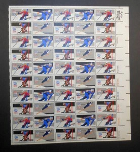 1980 Winter Olympics Sc 1798Ac perf 11 FULL MINT SHEET of 50 CV $50 -Typical - Picture 1 of 3