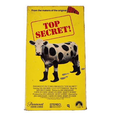 Top Secret !  VHS Movie Val Kilmer 1984 Video Cassette - Image 1 of 4