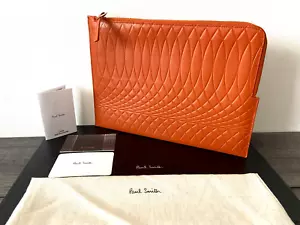 PAUL SMITH LEATHER NO.9 DOCUMENT FOLIO CASE RETAIL €450 MADE IN SPAIN BNIB - Picture 1 of 9