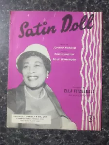 songsheet SATIN DOLL, Ella Fitzgerald, Duke Ellington, 1953 - Zdjęcie 1 z 7
