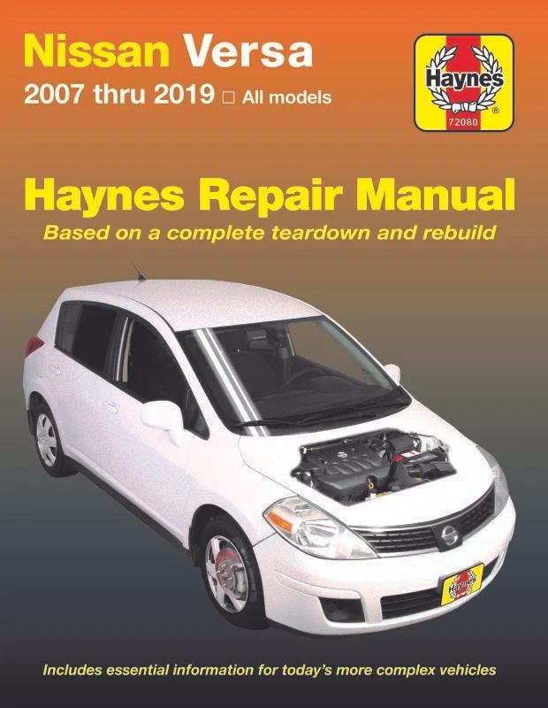 Nissan Versa Repair Manual: 2007-2019 - Image 1 of 1