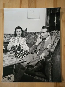 VIVIEN LEIGH PL 1970 IMPRESIONANTE HOLLYWOOD POSE ELEGANTE Foto Retrato Original XXL - Imagen 1 de 2