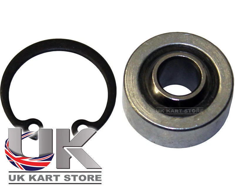 Steering Column Shaft Uniball Bearing M8 x 22mm x 9mm & Clirclip Go Kart - Image 1 of 1