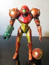 World of Nintendo Metroid Samus Exclusive 4" Action Figure [Metallic Paint]~