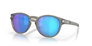 NUOVI occhiali da sole Oakley Latch OO9265-3253 grigio opaco con Prizm zaffiro POLARIZZATI - Foto 1 di 8