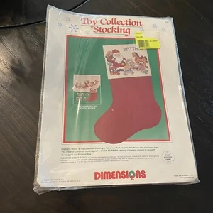 Kit de Medias Punto de Cruz Colección Juguetes Dimensiones De Colección Tamaño 16 Pulgadas Navidad - Imagen 1 de 6