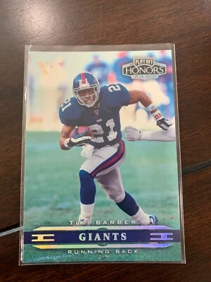 2002 Playoff Honors X's #60 Tiki Barber  /100 - Image 1 of 2
