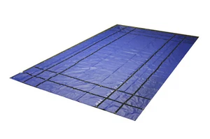 20x18 Heavy Duty 18oz Steel Tarp - Blue - Picture 1 of 5