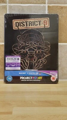 District 9 Blu Ray Steelbook **New & Unopened** - Image 1 of 2