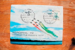 CARTOLINA COMMEMORATIVA MOSTRA FILATELICA NUMISMATICA AEROPHIL '72 (F131149) - Picture 1 of 2